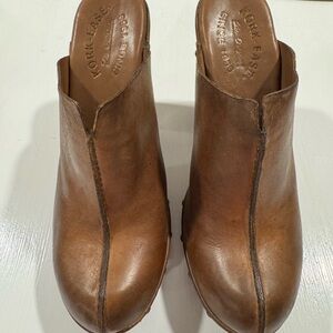 Kork ease brown clogs size 8
